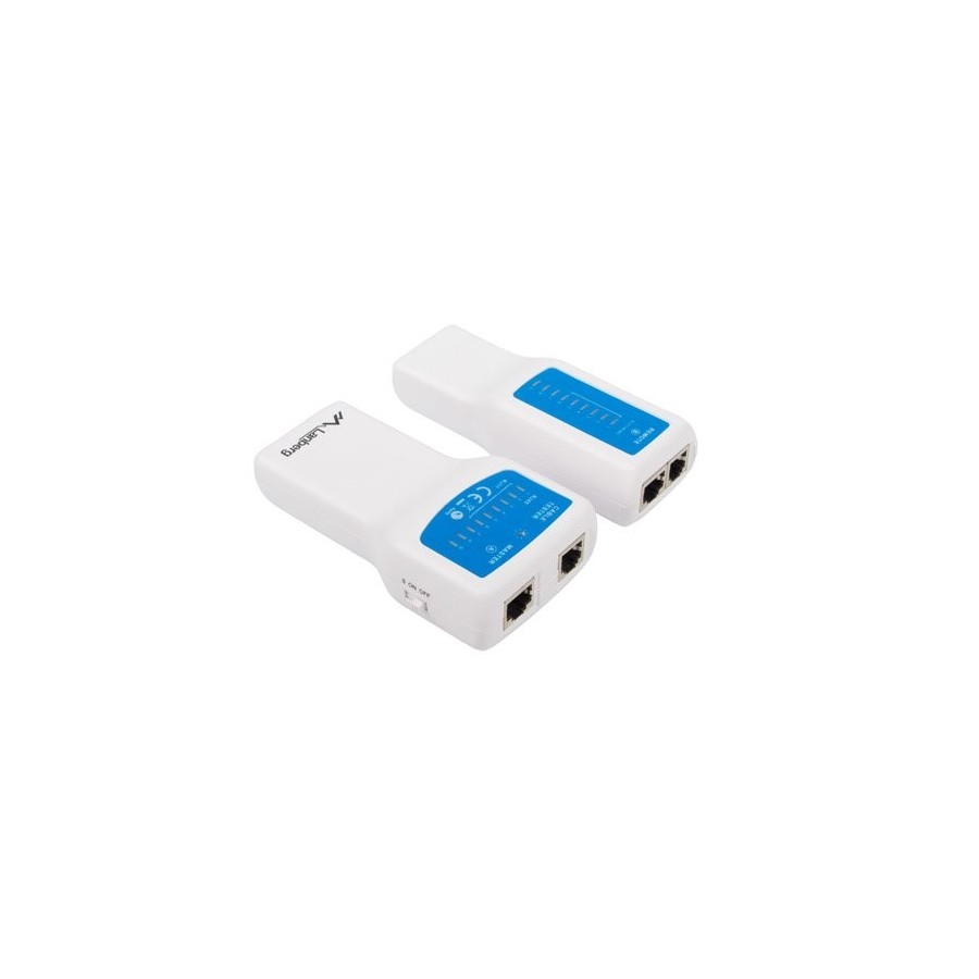 Lanberg tester para cable red rj-45, rj-12 / rj-11,  nt-0402