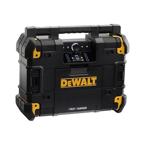 Dewalt dwst1-81078-qw radio portátil obra  digital negro, amarillo