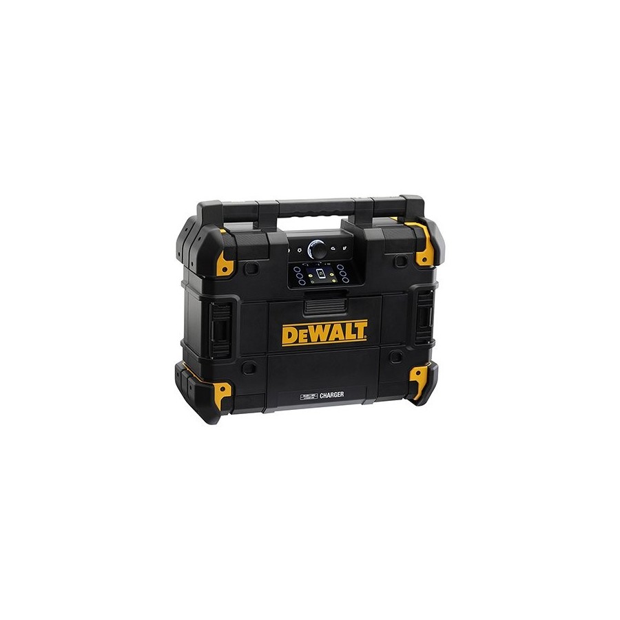 Dewalt dwst1-81078-qw radio portátil obra  digital negro, amarillo