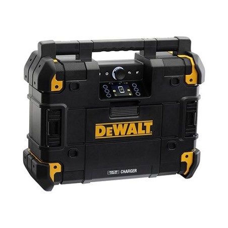 Dewalt dwst1-81078-qw radio portátil obra  digital negro, amarillo