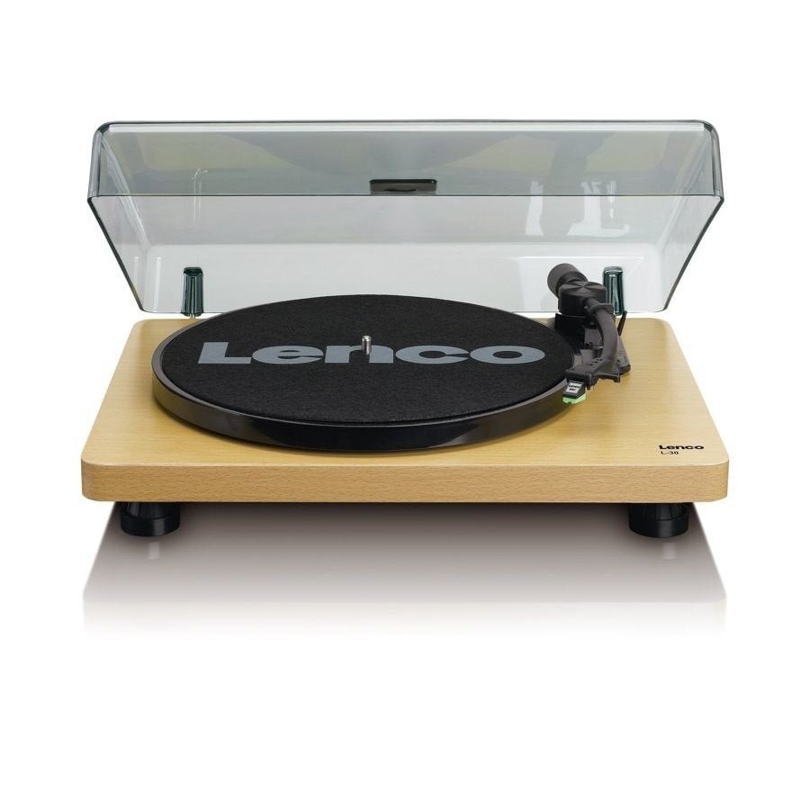 Lenco l-30 wood tocadisco tocadiscos de tracción por correa