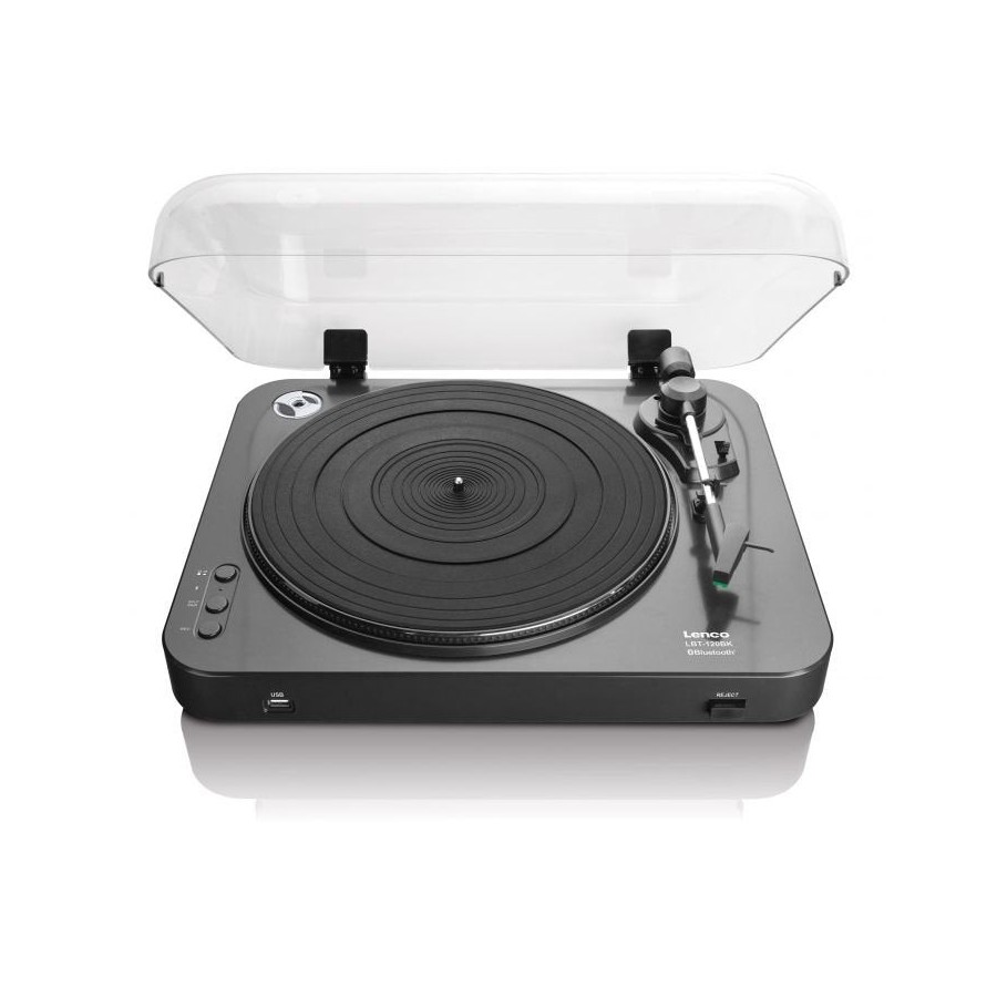 Lenco lbt-120bk tocadisco tocadiscos de tracción por correa negro