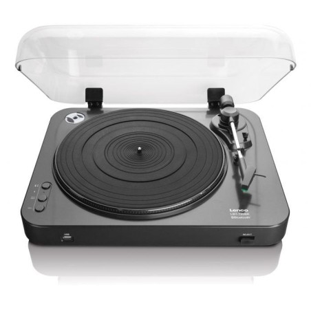 Lenco lbt-120bk tocadisco tocadiscos de tracción por correa negro