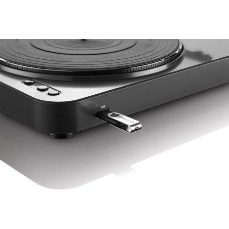 Lenco lbt-120bk tocadisco tocadiscos de tracción por correa negro