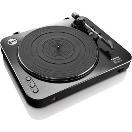 Lenco lbt-120bk tocadisco tocadiscos de tracción por correa negro