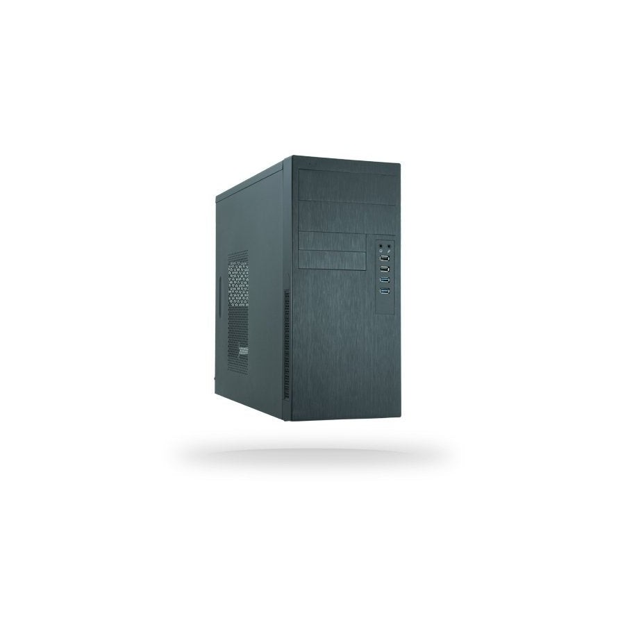 Caja pc chieftec ho-11b-350gpb atx mini-tour aluminio cepillado secc 0.5mm  negro
