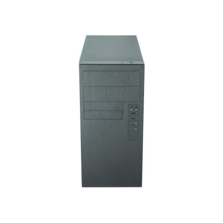Caja pc chieftec ho-11b-350gpb atx mini-tour aluminio cepillado secc 0.5mm  negro