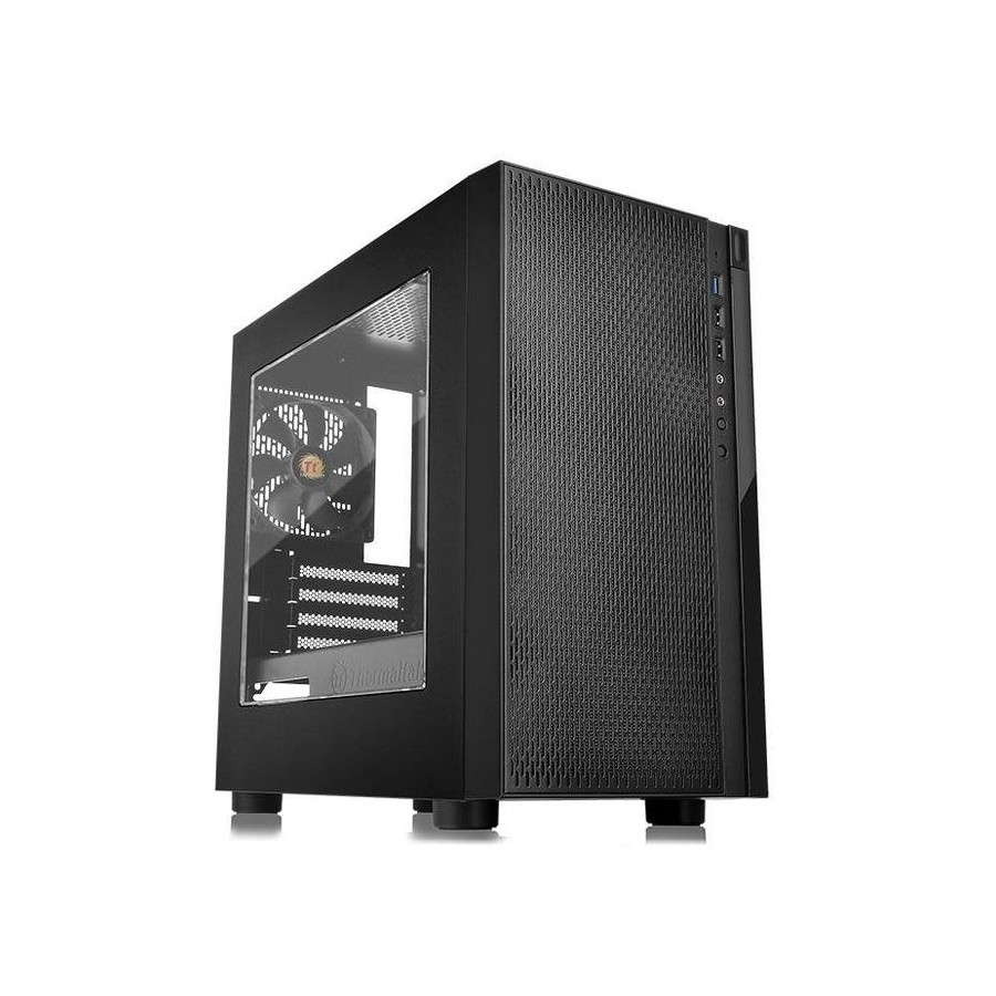 Caja pc thermaltake versa h18 micro tower negro