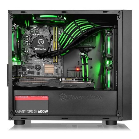 Caja pc thermaltake versa h18 micro tower negro