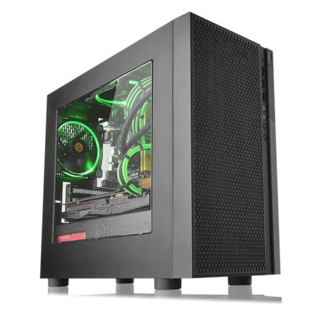 Caja pc thermaltake versa h18 micro tower negro