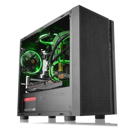 Caja pc thermaltake versa h18 micro tower negro