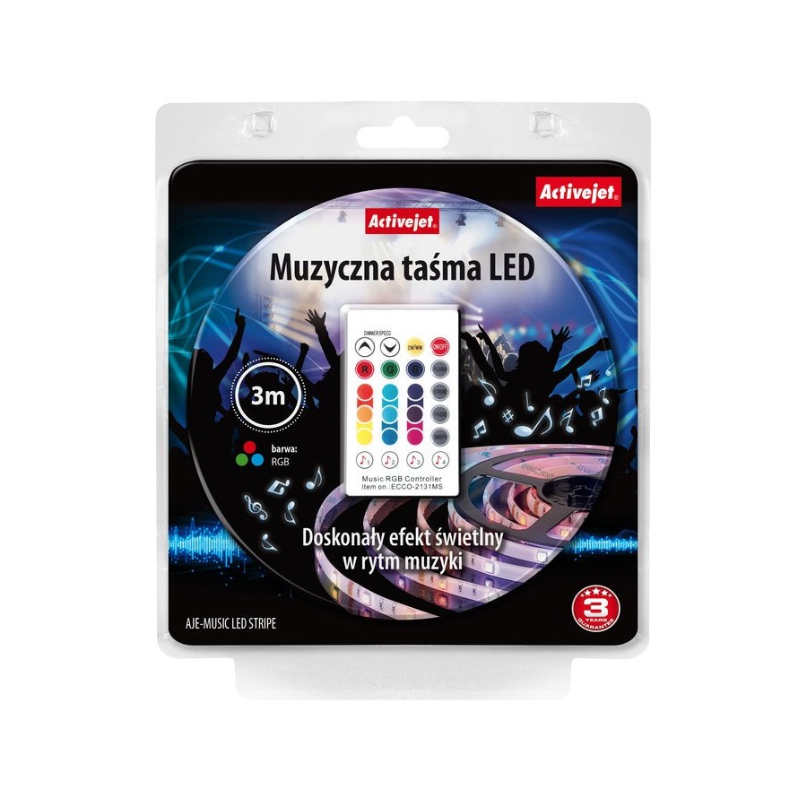 Activejet aje-led music stripe cinta luminosa regleta luminosa universal interior / exterior