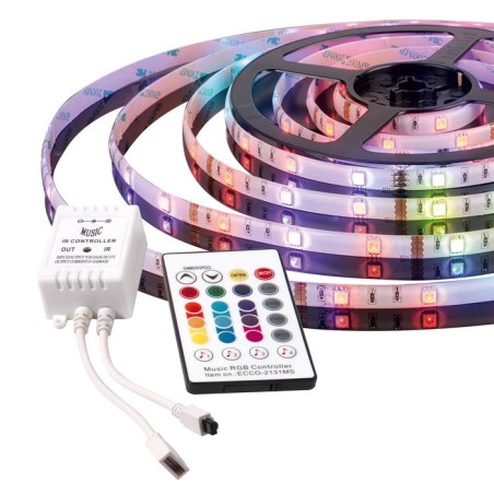 Activejet aje-led music stripe cinta luminosa regleta luminosa universal interior / exterior