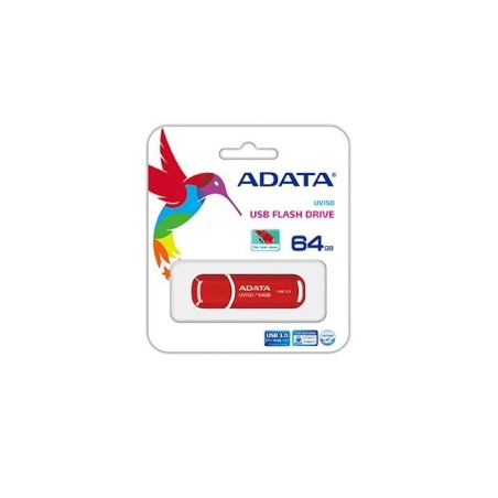 Adata 64gb dashdrive uv150 unidad flash usb usb tipo a 3.2 gen 1 (3.1 gen 1) rojo