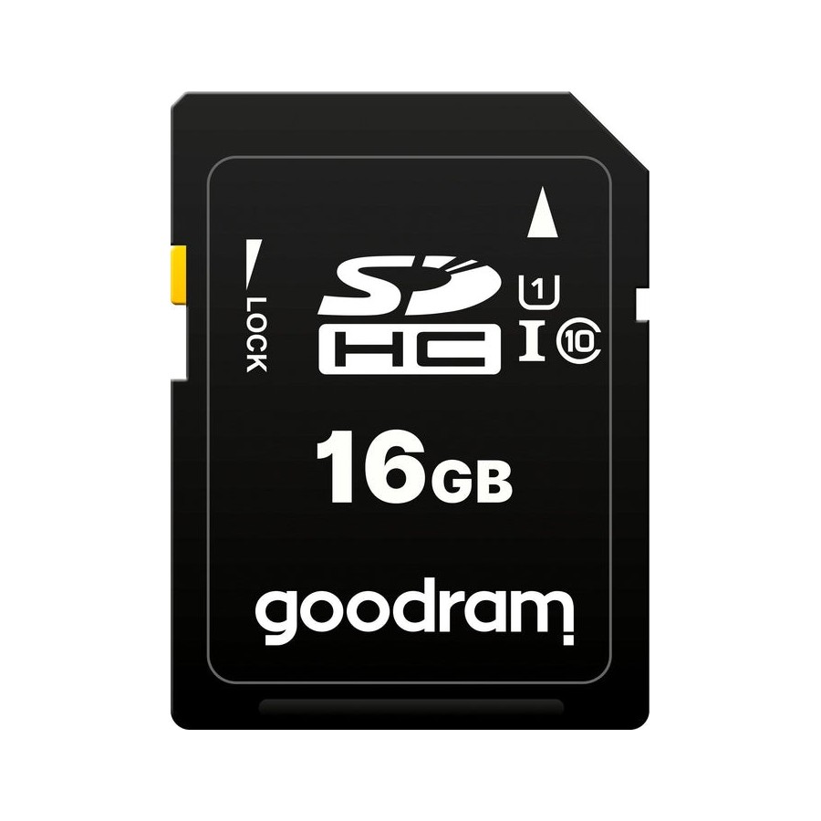 Sd goodram s1a0-0160r12 (16gb, class 10, class u1, v10, memory card)