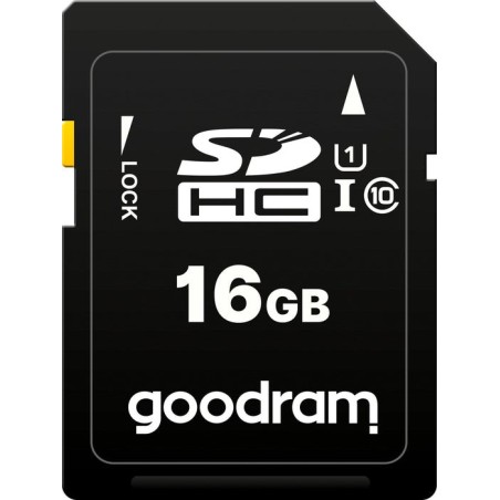 Sd goodram s1a0-0160r12 (16gb, class 10, class u1, v10, memory card)