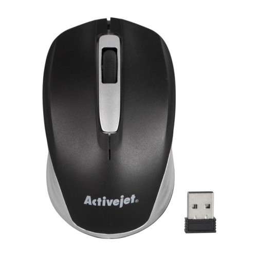 Activejet amy-313 ratón rf inalámbrico óptico 1200 dpi ambidextro