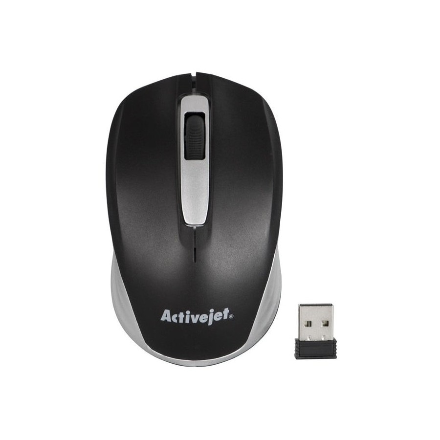 Activejet amy-313 ratón rf inalámbrico óptico 1200 dpi ambidextro