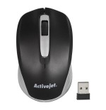Activejet amy-313 ratón rf inalámbrico óptico 1200 dpi ambidextro