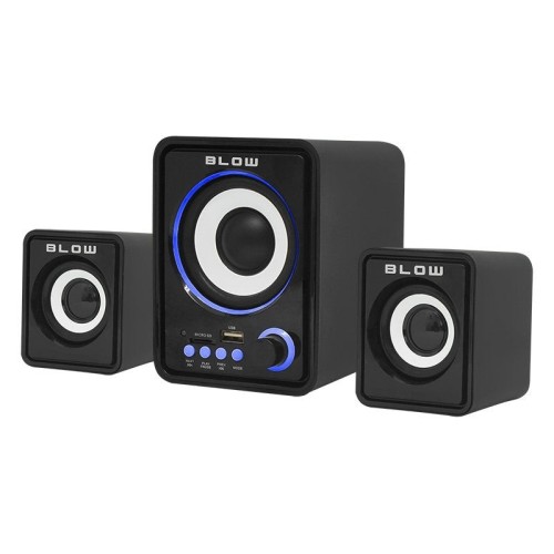 Blow ms-26 juego de altavoces para pc 66-377  (2.1, negro)