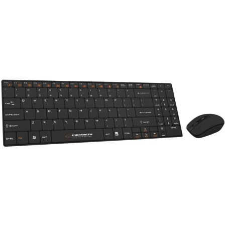 Teclado (ingles) + raton esperanza ek122k rf inalámbrico qwerty negro