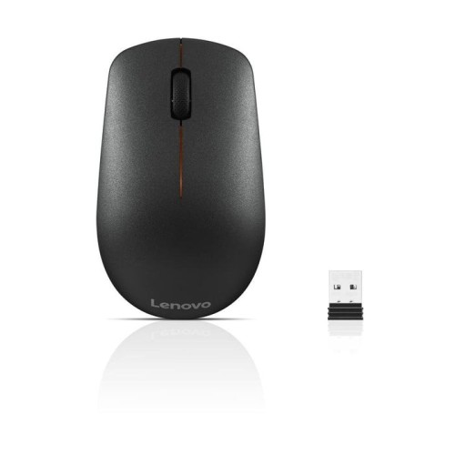 Ratón inalámbrico lenovo 400 gy50r91293 óptico, 1200 dpi, negro