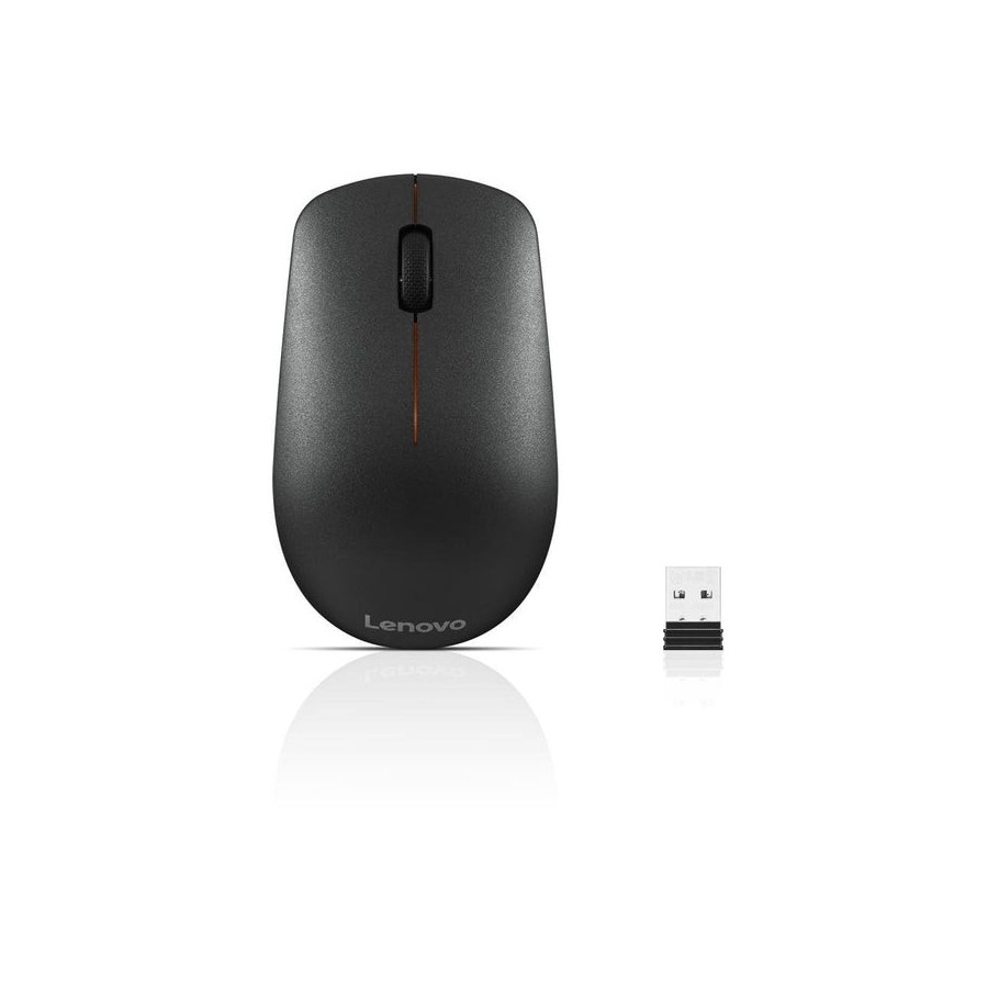 Ratón inalámbrico lenovo 400 gy50r91293 óptico, 1200 dpi, negro