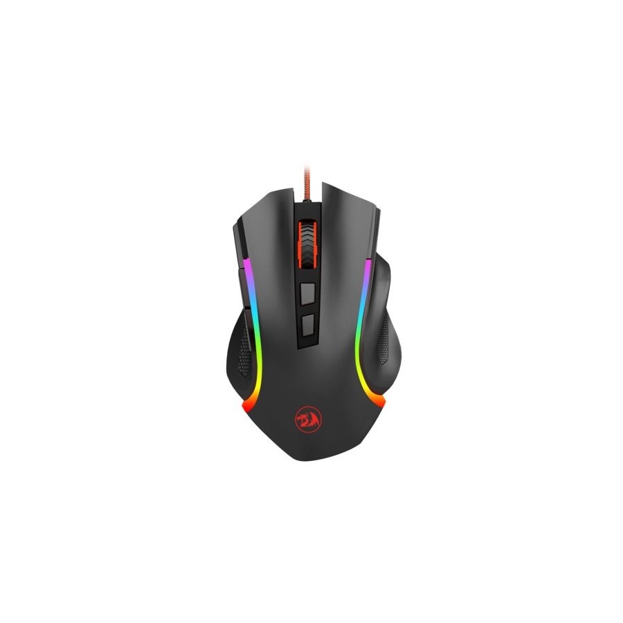 Redragon griffin ratón gaming rgb 7200 dpi negro