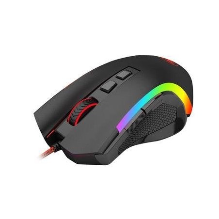 Redragon griffin ratón gaming rgb 7200 dpi negro