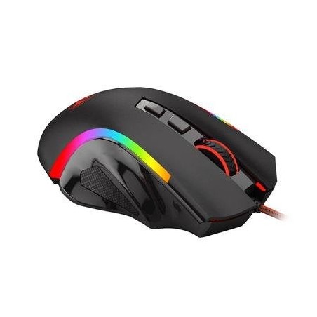 Redragon griffin ratón gaming rgb 7200 dpi negro