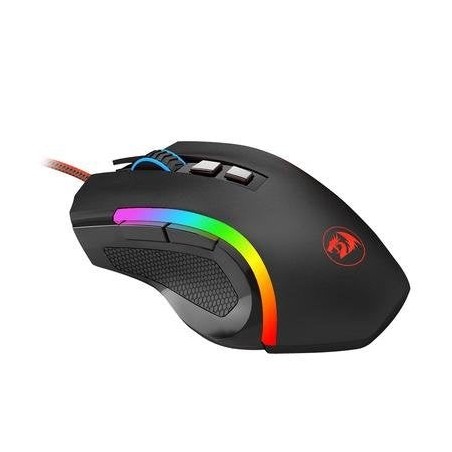 Redragon griffin ratón gaming rgb 7200 dpi negro