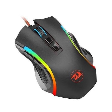 Redragon griffin ratón gaming rgb 7200 dpi negro