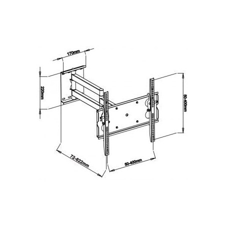 Soporte art ar-20b  máx.45 kg)
