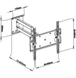 Soporte art ar-20b  máx.45 kg)