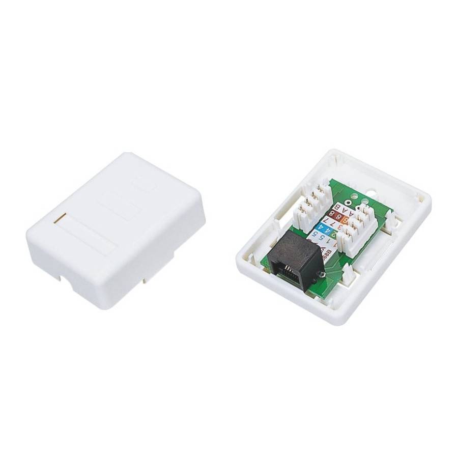 Alantec gn001 conector rj45 blanco