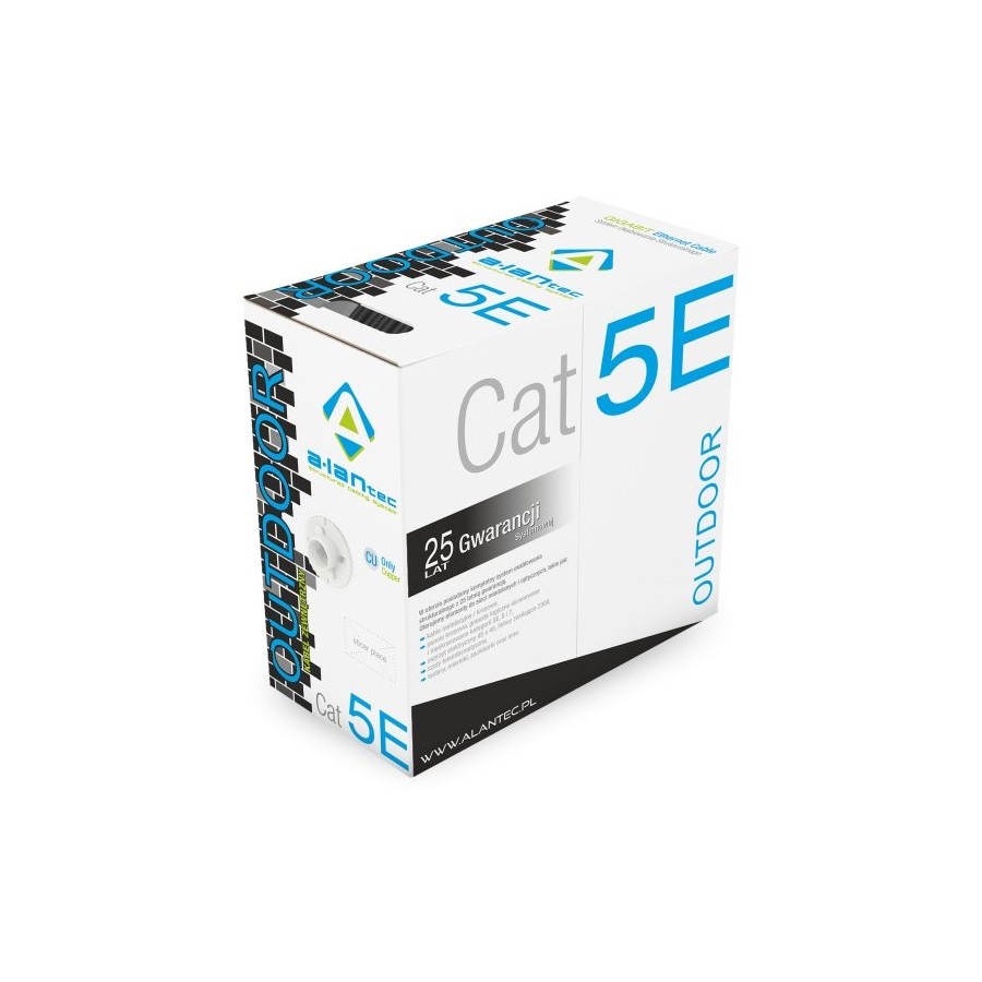 Alantec kif5out305 cable de red 305 m cat5e f/utp (ftp) negro