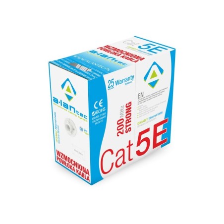 Alantec kiu5str305 cable de red 305 m cat5e u/utp (utp) gris