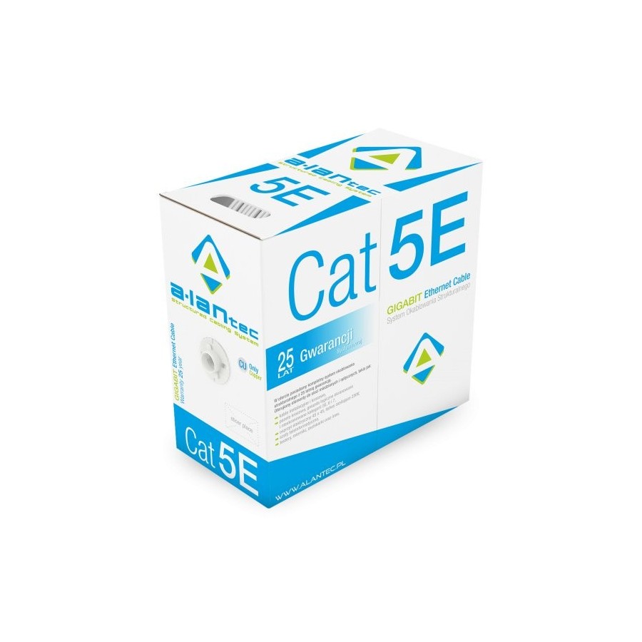 Alantec kiu5linka305 cable de red 305 m cat5e u/utp (utp) blanco