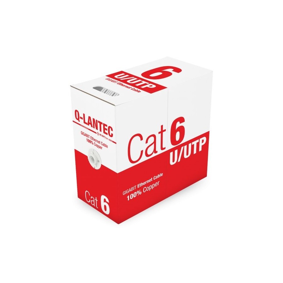 Alantec kiu6pvc305q cable de red gris claro 305 m cat6 u/utp (utp)