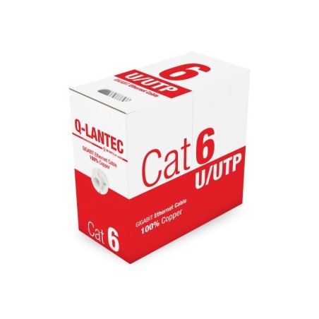 Alantec kiu6pvc305q cable de red gris claro 305 m cat6 u/utp (utp)