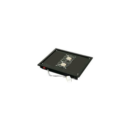 Triton rac-ch-x03-x3 unidad de ventilación 19" para techo/suelo, gris
