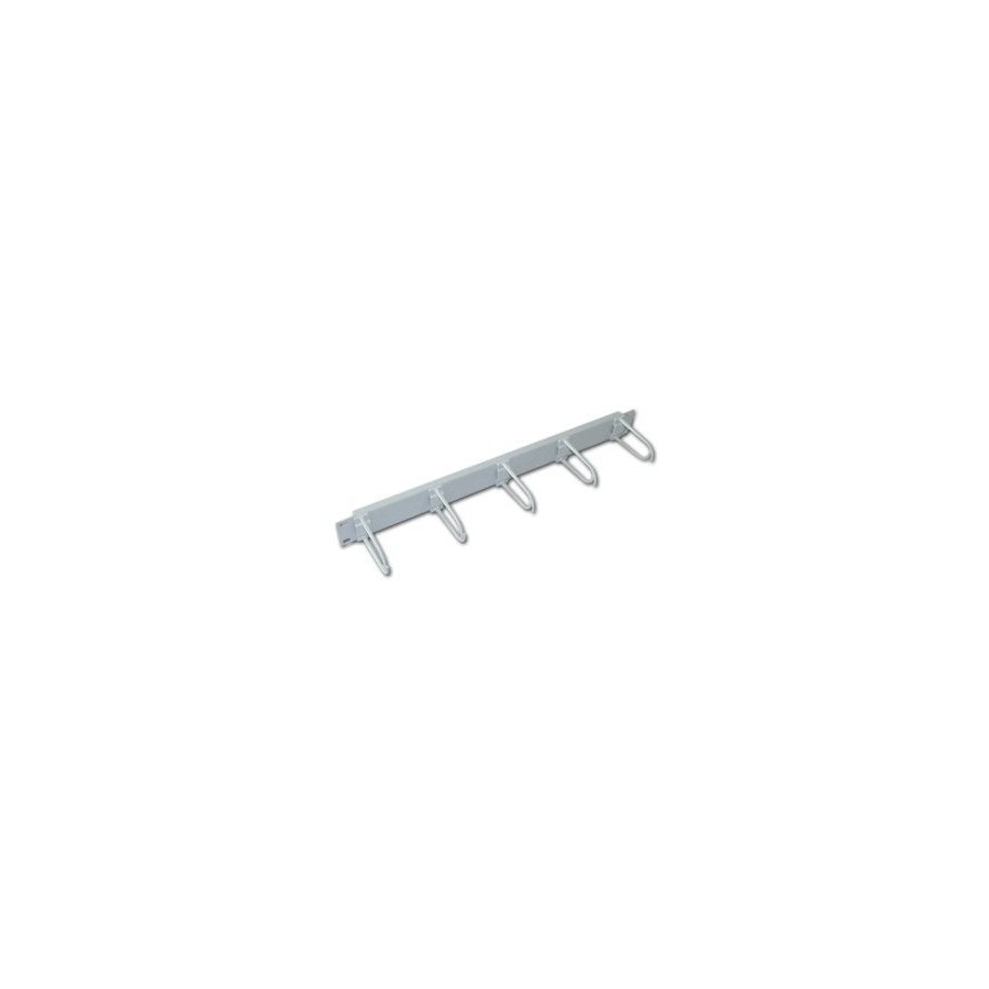 Triton rac-vp-x11-a1 panel de gestión de cables de 19" 1u, 6 soportes grandes, gris