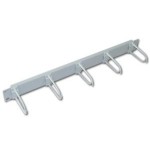 Triton rac-vp-x11-a1 panel de gestión de cables de 19" 1u, 6 soportes grandes, gris