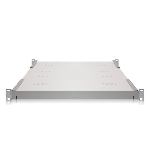 Estante triton perforacion 19 ", 1u / 450mm, capacidad de carga 80kg, gris