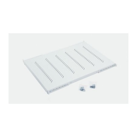 Triton balda perforada 19 , 1u / 650mm, capacidad de carga 150kg, gris