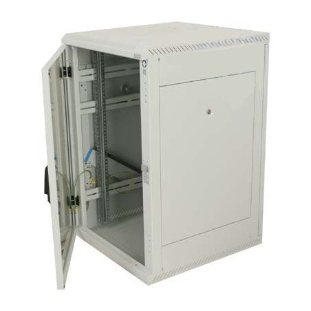 Triton rma-27-a88-cax-a1 armario rack de 19" 27u, 800x800mm, puerta de vidrio, gris