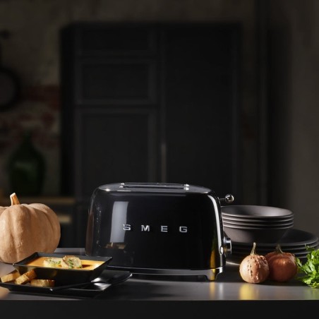 Tostadora smeg tsf01bleu, 2 rebanada(s) negro 950 w