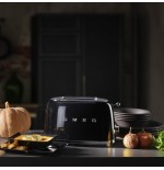Tostadora smeg tsf01bleu, 2 rebanada(s) negro 950 w