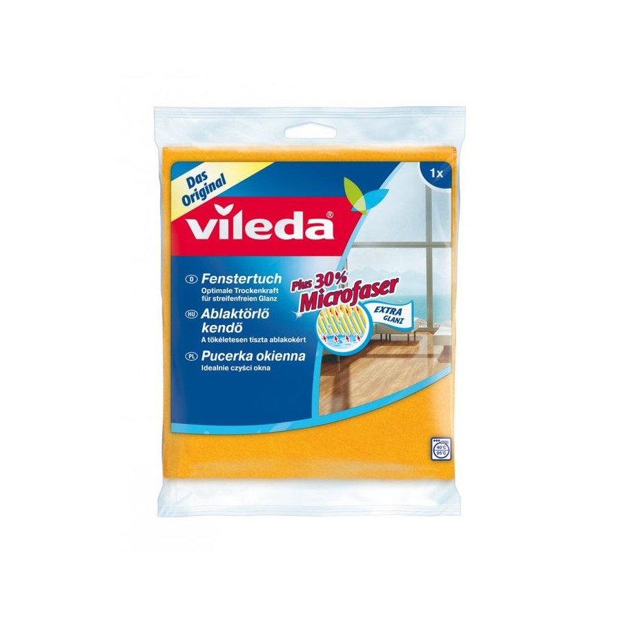 Paño de limpieza vileda 2689 microfibra naranja 1 pza