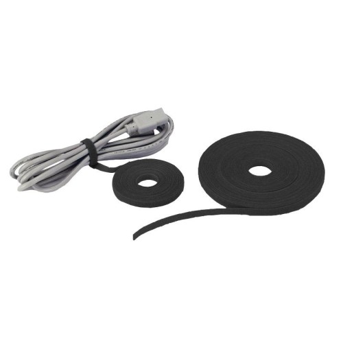 Alantec pk025cza velcro de cable 5m 9mm negro